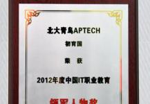 中国最佳IT职业教育机构奖